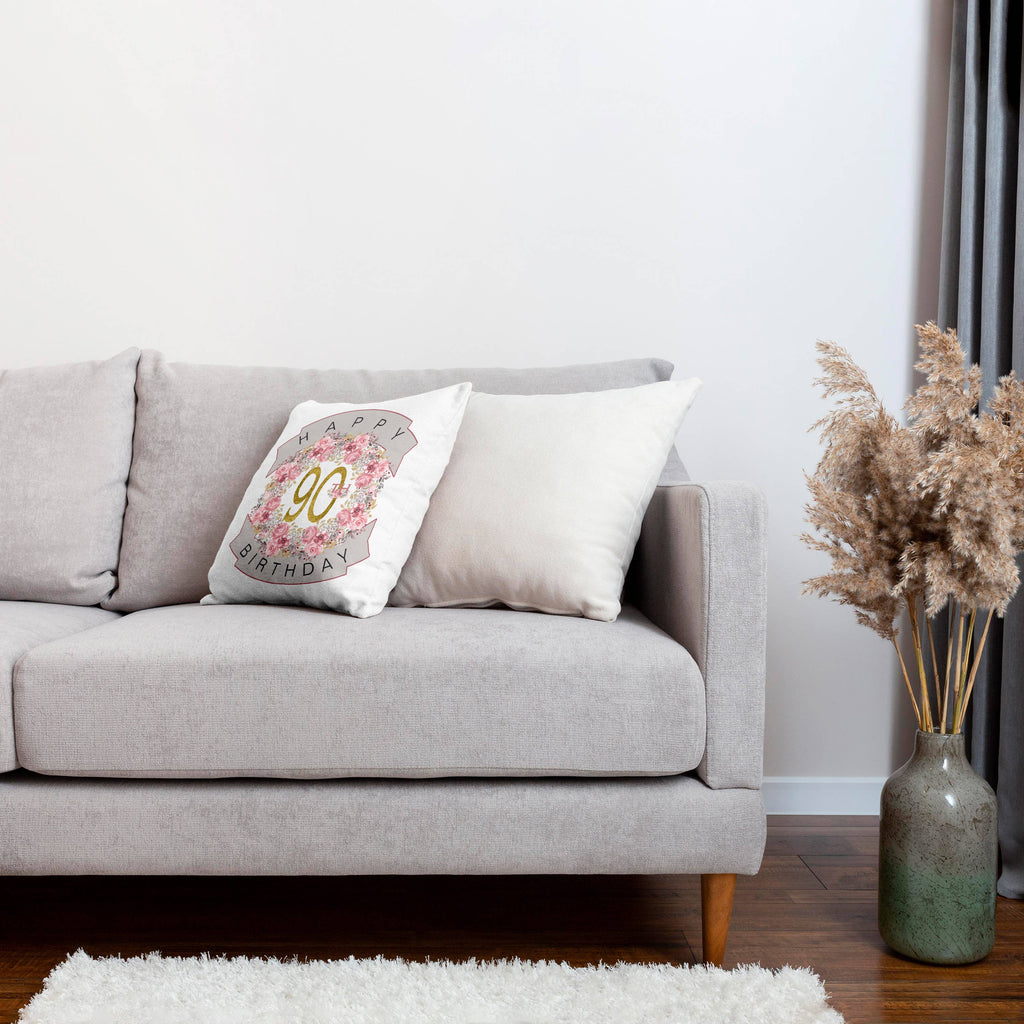 Happy 90th Birthday, Pillow