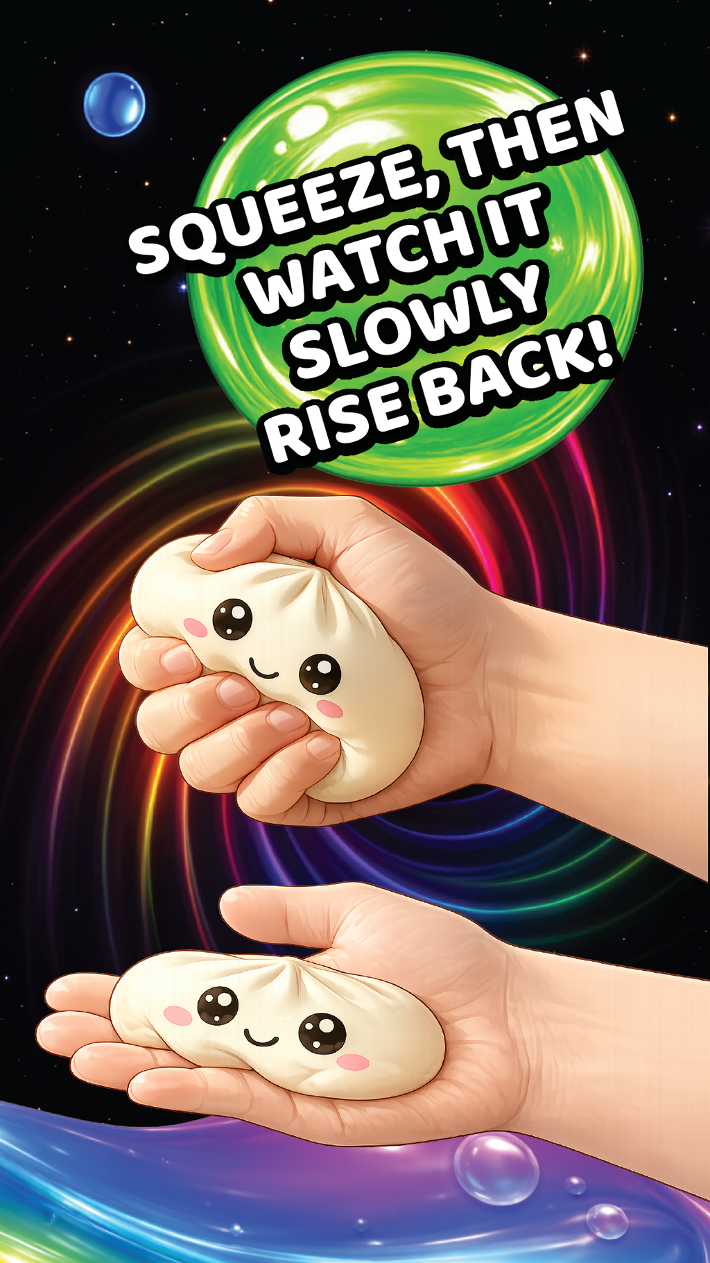Fun Doh Mystery Slow-Rise Dumpling Squishy Toy