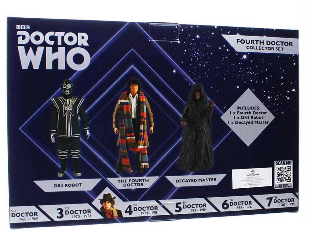 Doctor Who 5.5" Figure Set: 4th Dr, D84, Master