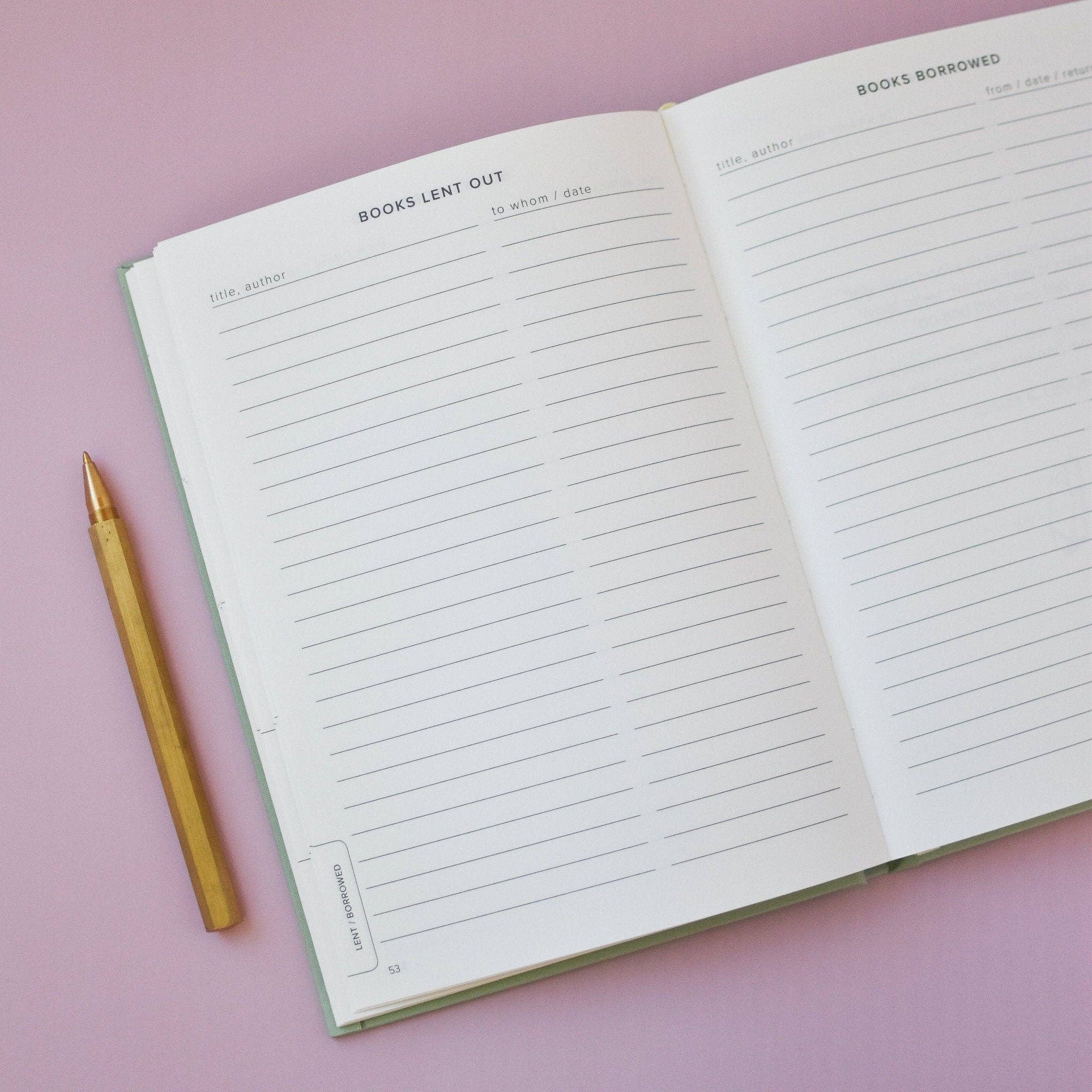 Reading Journal: Green