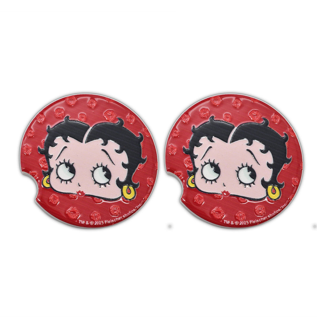 Betty Boop Car Coasters Set of 2
