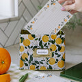 Orange Orchard Tin Recipe Box
