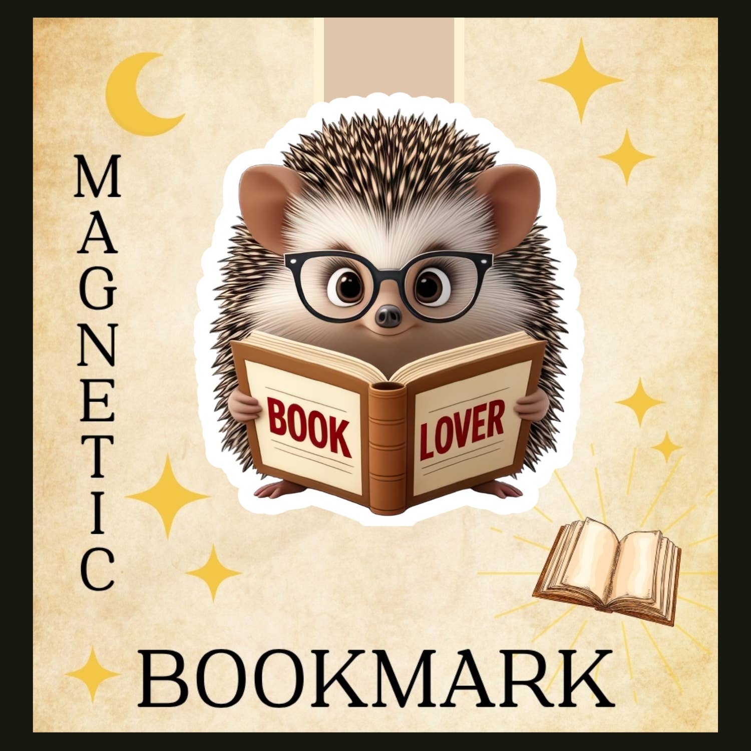 Hedgehog Magnetic Bookmark