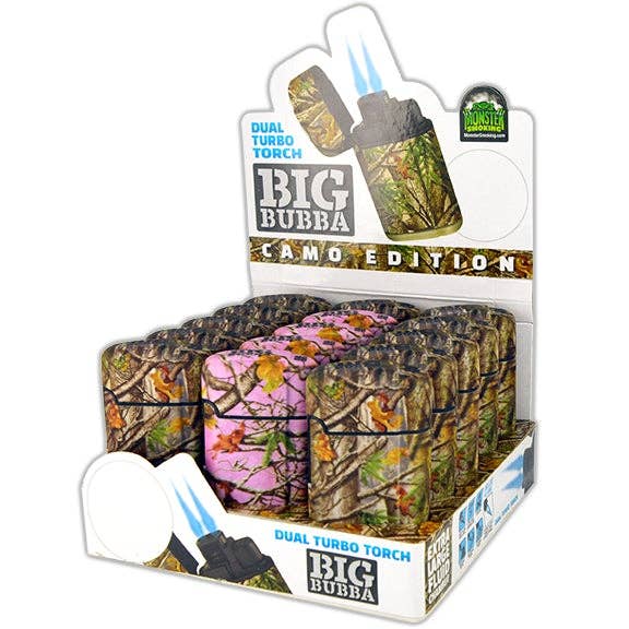 Camo Big Bubba Dual Torch Lighter