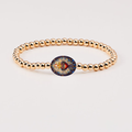 Sacred Heart Waterproof Gold Holy Water Bracelet