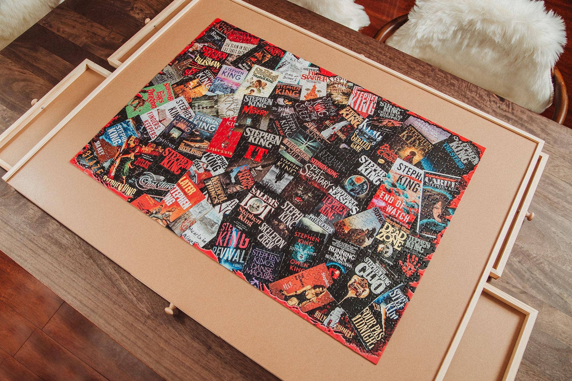 King of Horror Collage 1000 Piece Jigsaw Puzzle