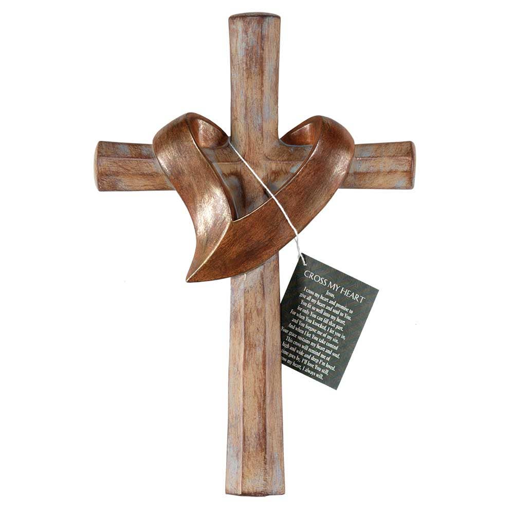 Cross My Heart Wall Cross