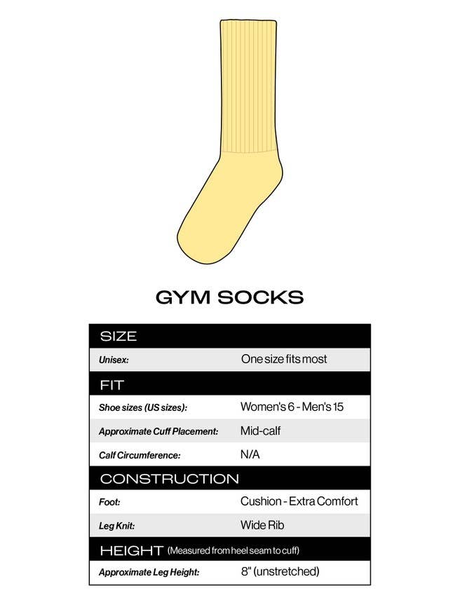 Taylor Is My Therapist Gym Crew Socks