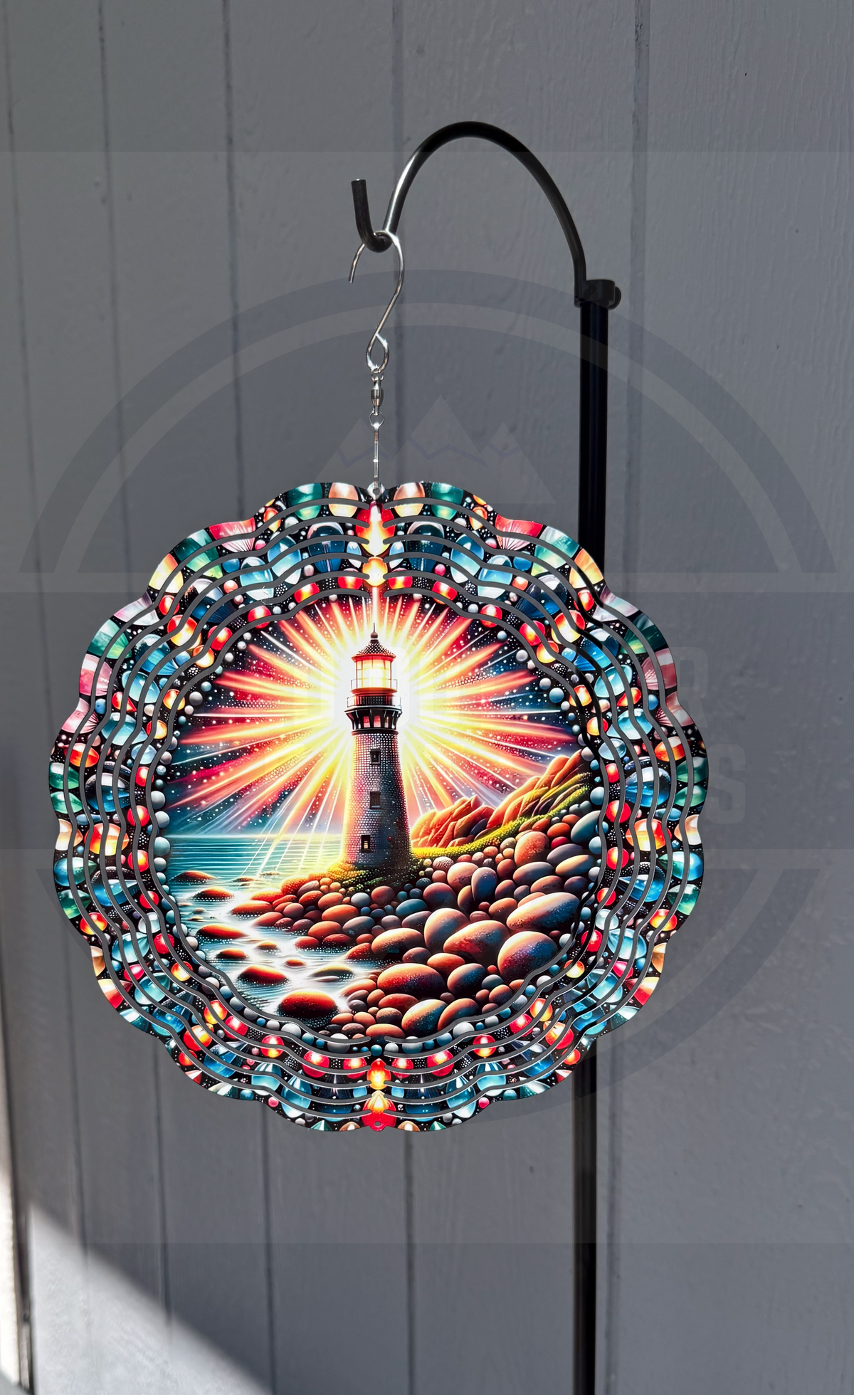 Lighthouse Wind Spinner