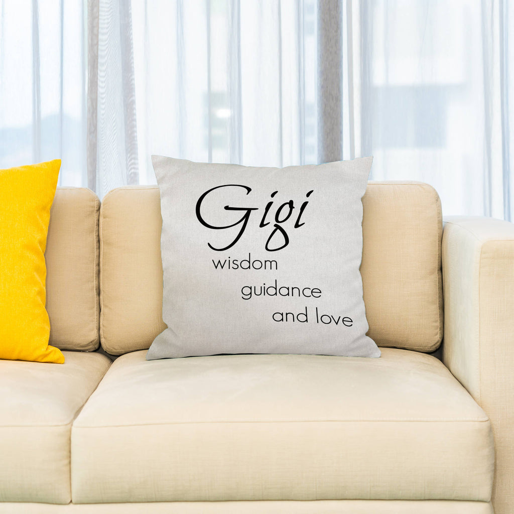 Gigi wisdom, guidance, love, Pillow