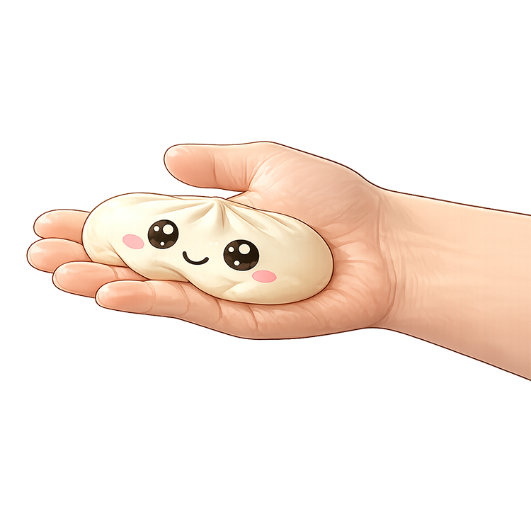 Fun Doh Mystery Slow-Rise Dumpling Squishy Toy