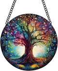 Galaxy Tree of Life Glass Suncatcher