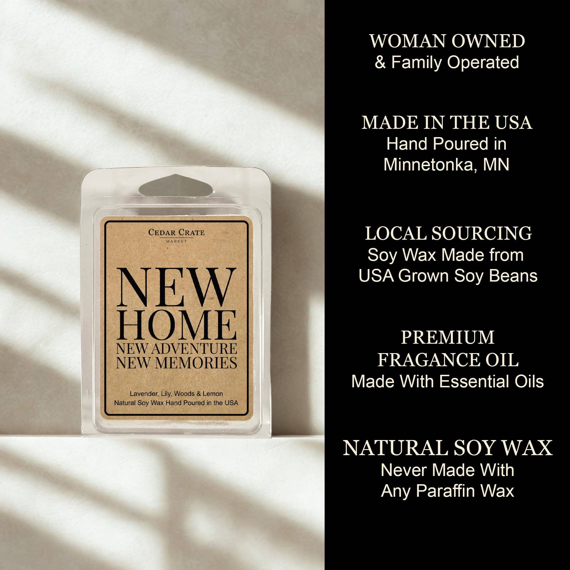 New Home New Adventures New Memories Wax Melt