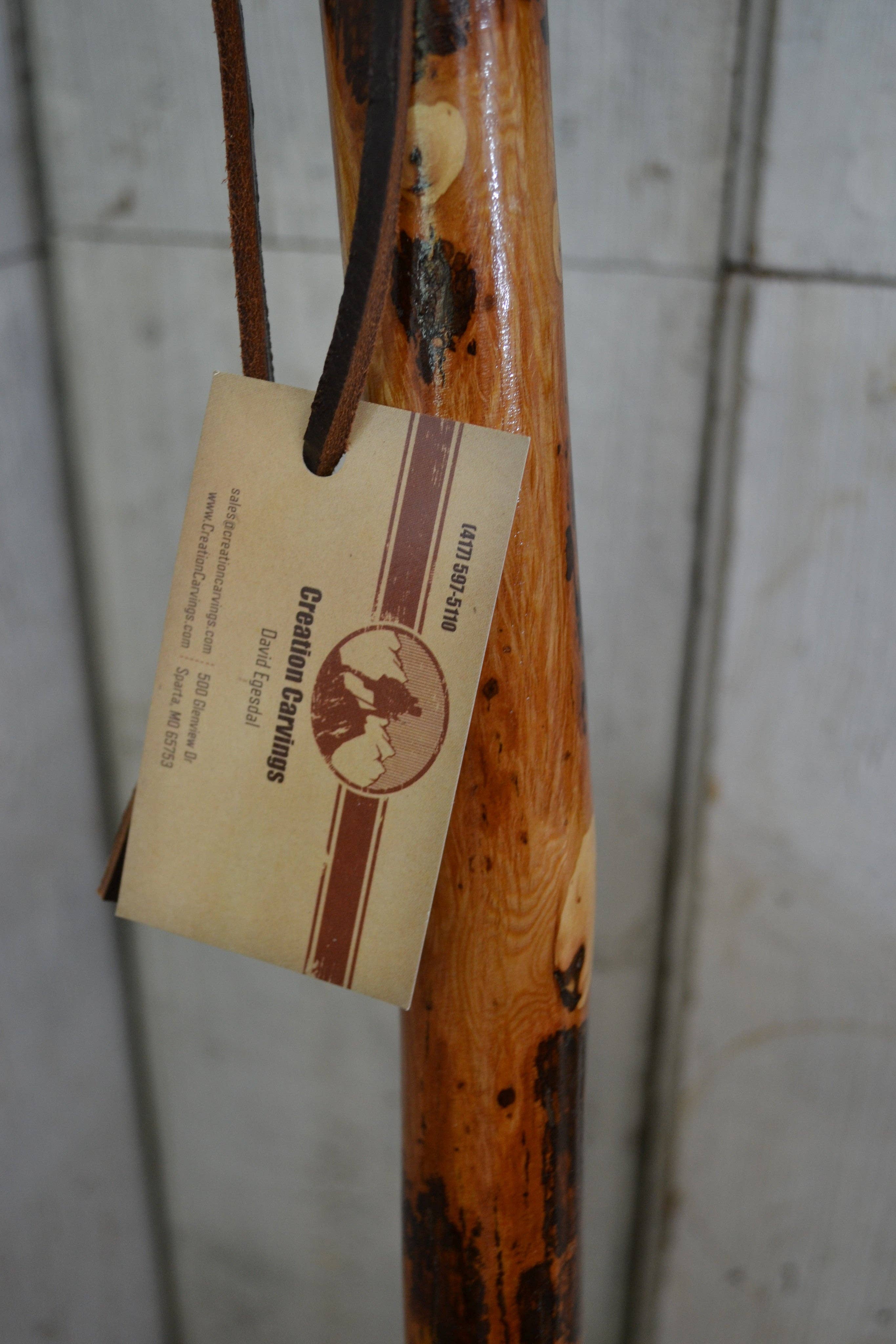 Hardwood Walking Stick/Staff 60"