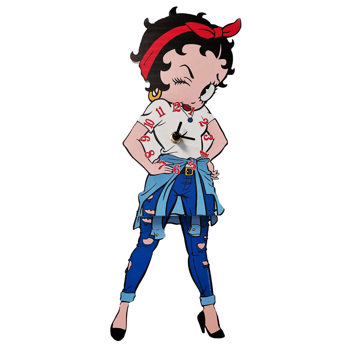 Betty Boop Clock Wall