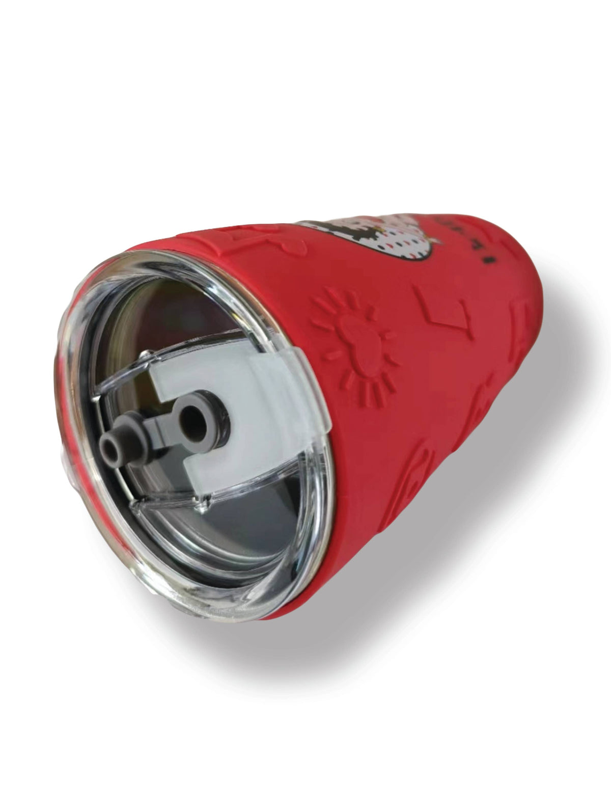 Betty Boop Stainless Steel Thermos With Silicone Sleeve Red