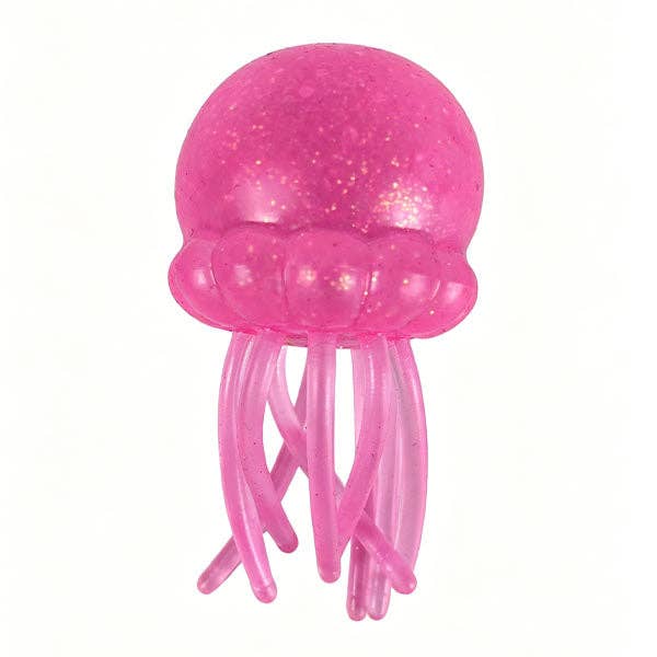 SugarSqueez Squishies® Maltose Jellyfish Glitter Fidget Stress Ball