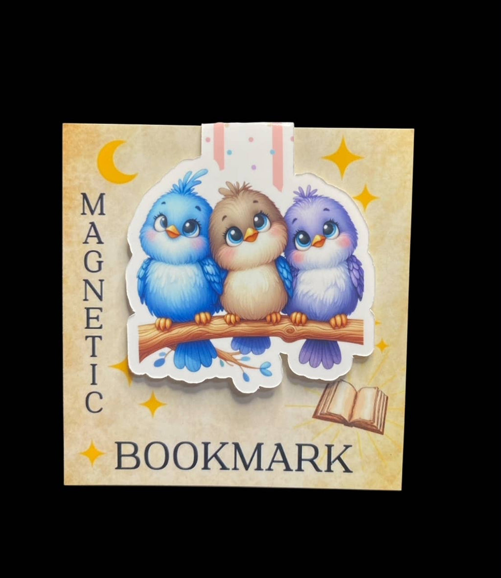 Three Birds Magnetic Bookmark