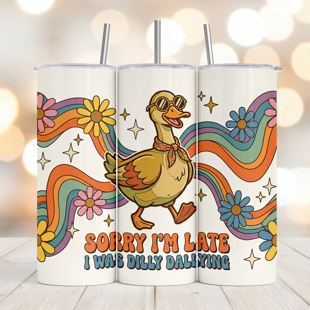 Dilly Dallying Goose Tumbler