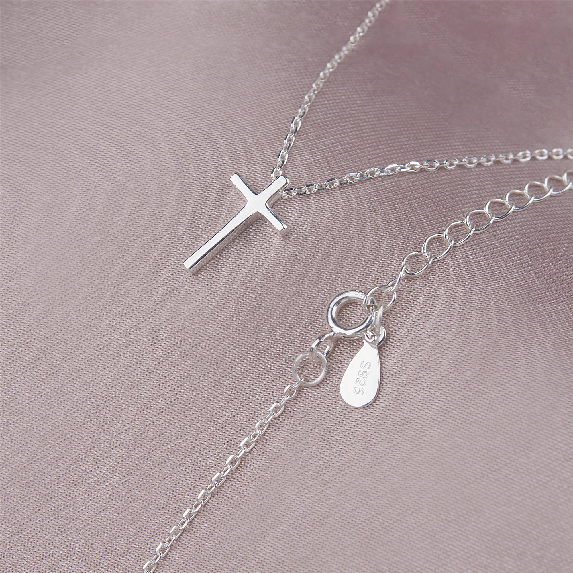Faith Can Move Mountains Motivational Cross Necklace