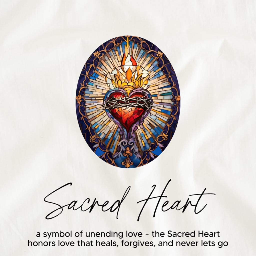 Sacred Heart Crystal Pearl Holy Water Bracelet