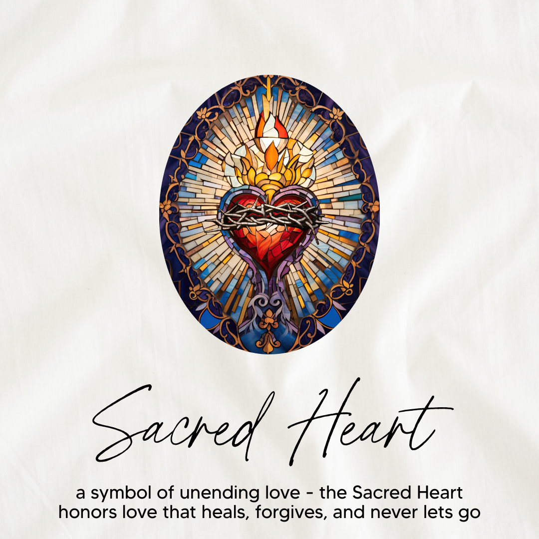Sacred Heart Crystal Pearl Holy Water Bracelet