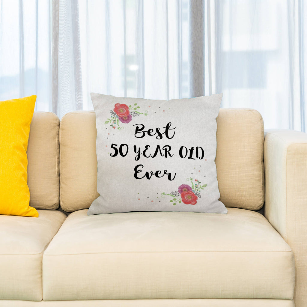 Best 50 Year Old Ever 50th Birthday Pillowcase w/Pillow