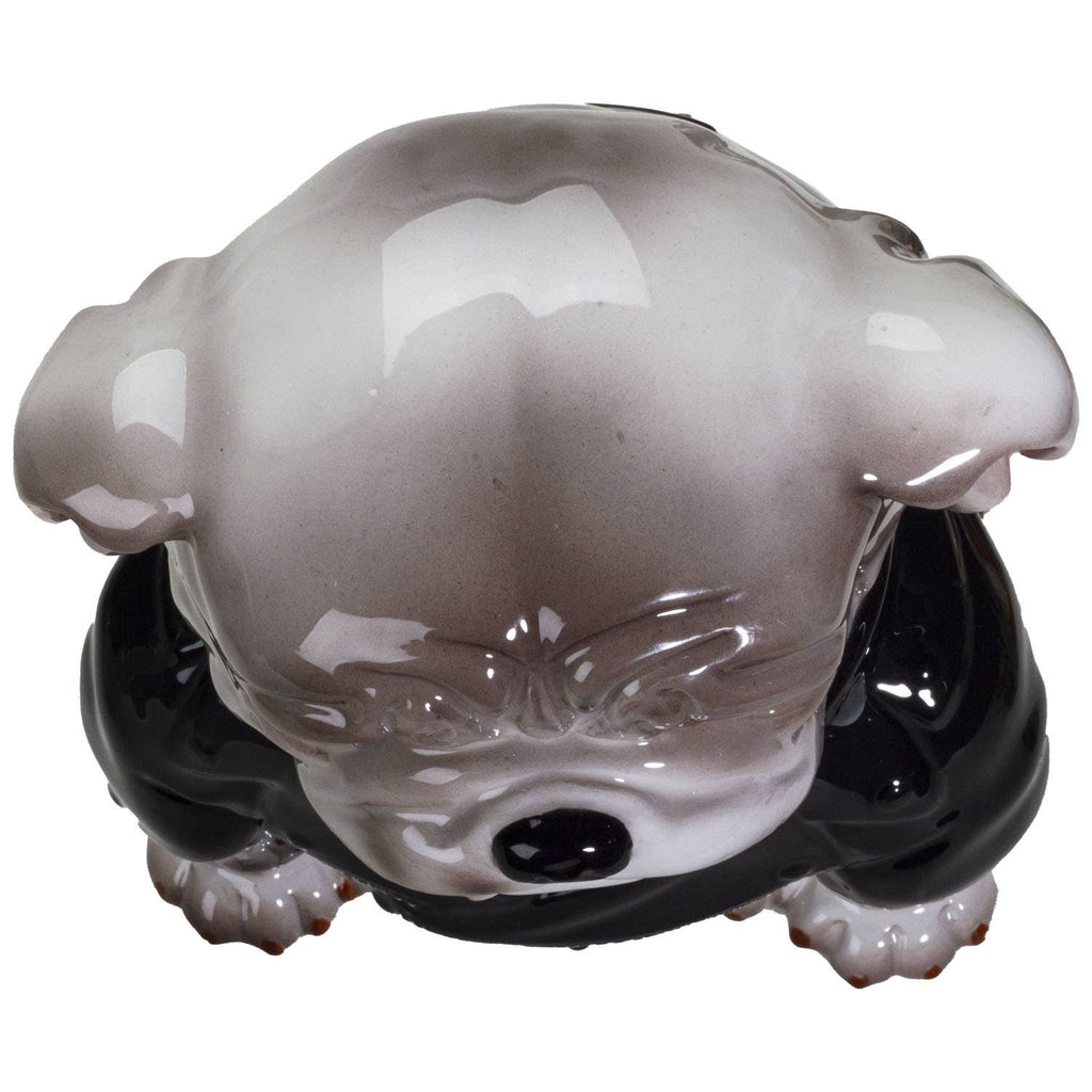 Biker Bulldog Cookie Jar