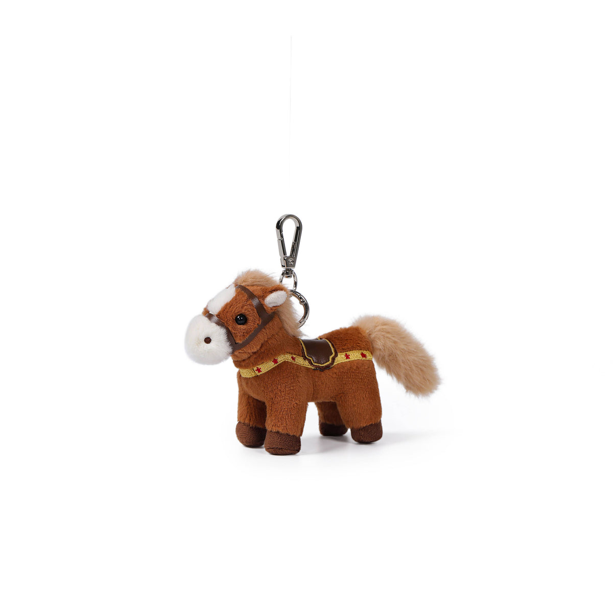 Cinnamon Brown Pony Plush Bag Charm