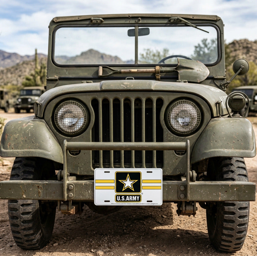 Army Star - License Plate