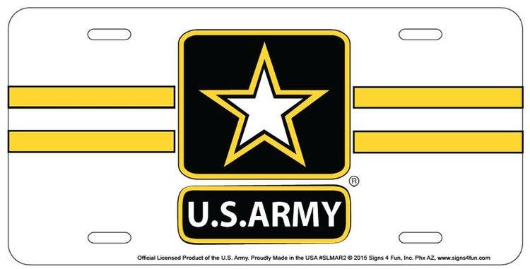 Army Star - License Plate