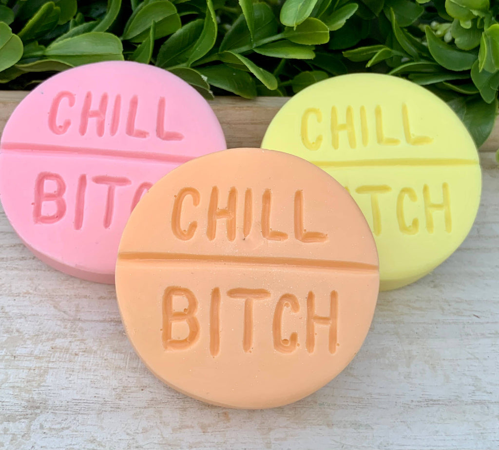 Chill B**ch Yellow/Lemon Pill Soap
