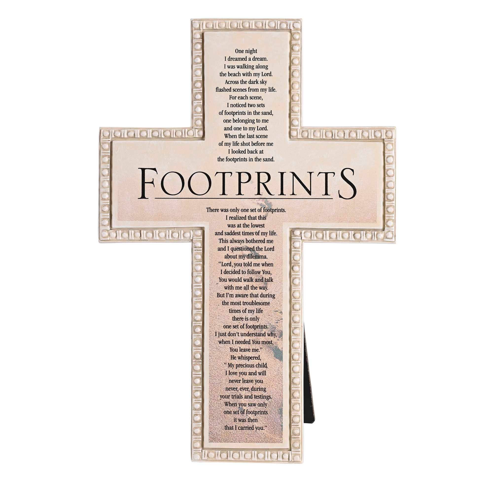 Footprints Cross
