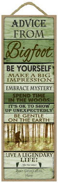 Advice from Big Boot Wood Plank