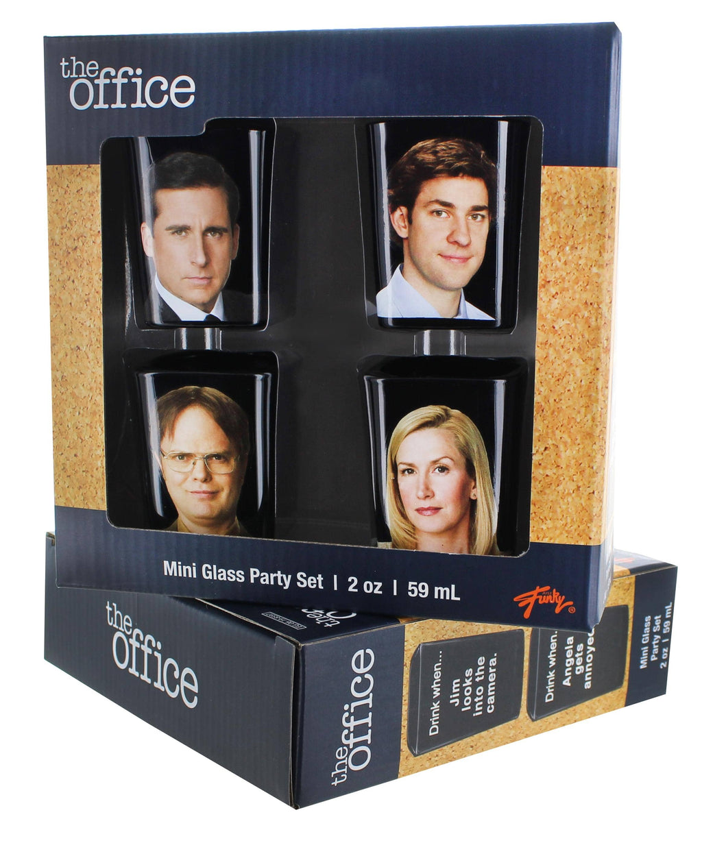 The Office Character Shot Glass Set of 4
