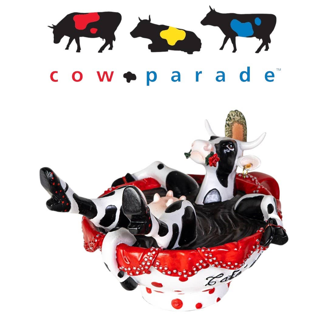 Cafe Ole Cowparade Figurine