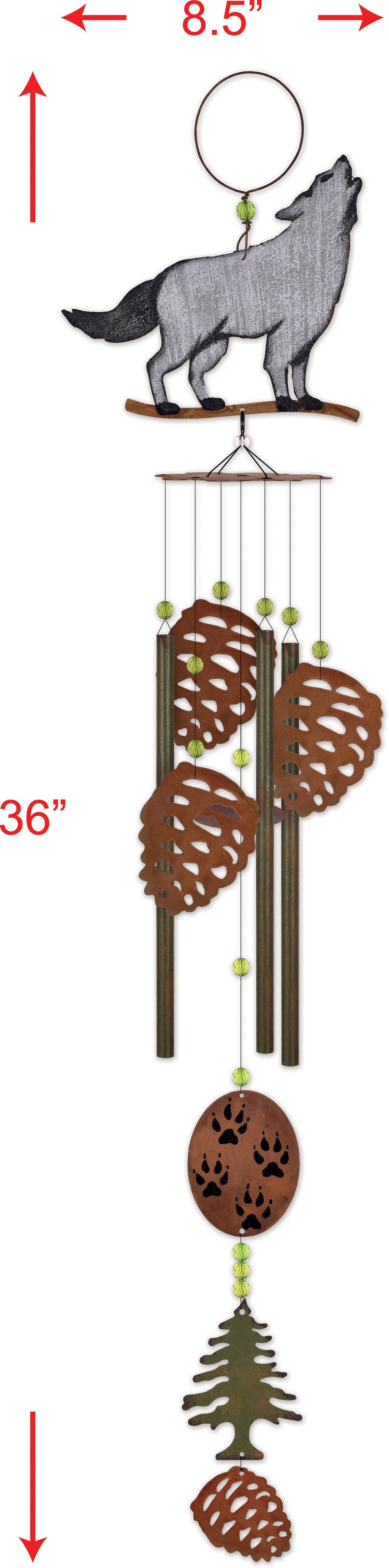 Wolf Wind Chime