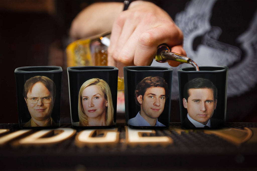 The Office Character Shot Glass Set of 4