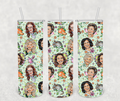 Magnolias Tattoo Tumbler: 20oz Stainless steel