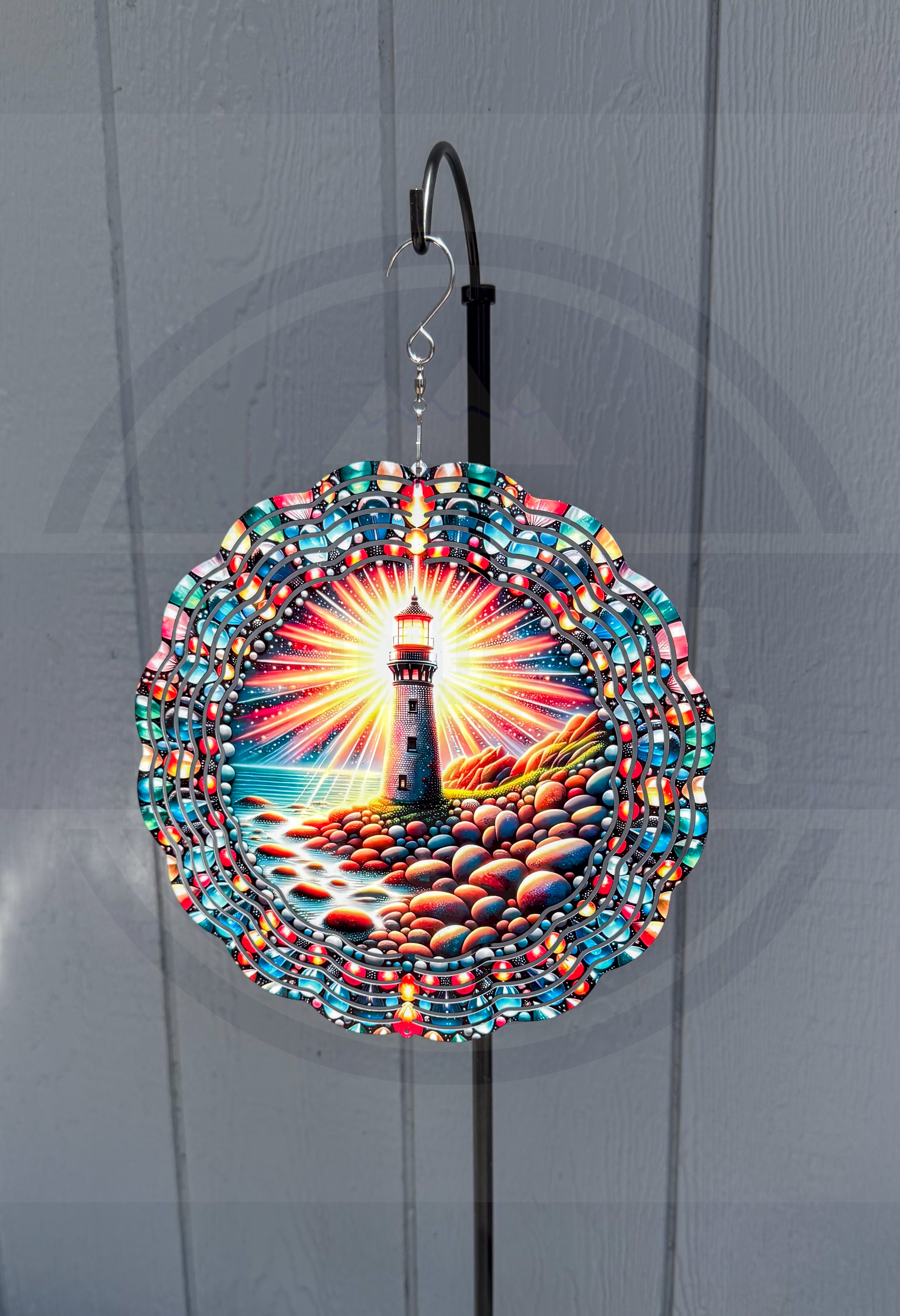 Lighthouse Wind Spinner