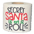 Secret Santa - On A Roll - Embroidered Toilet Paper