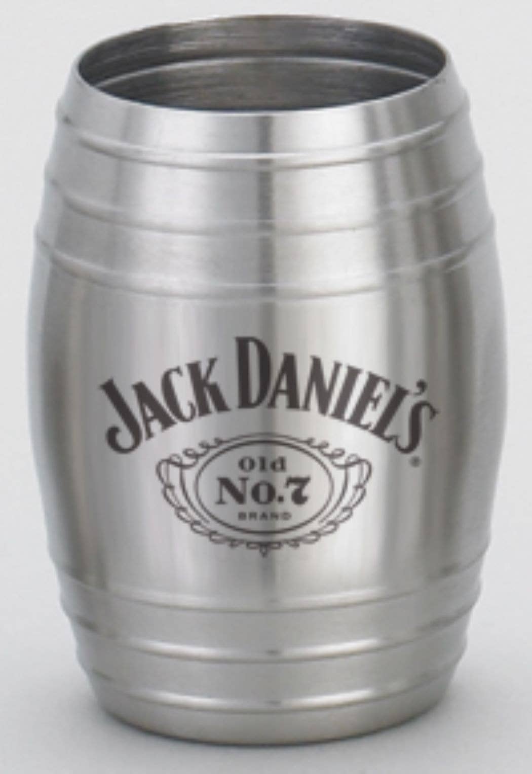 Jack Daniel's Stainless Steel Barrel Shot Glass: 2 oz.