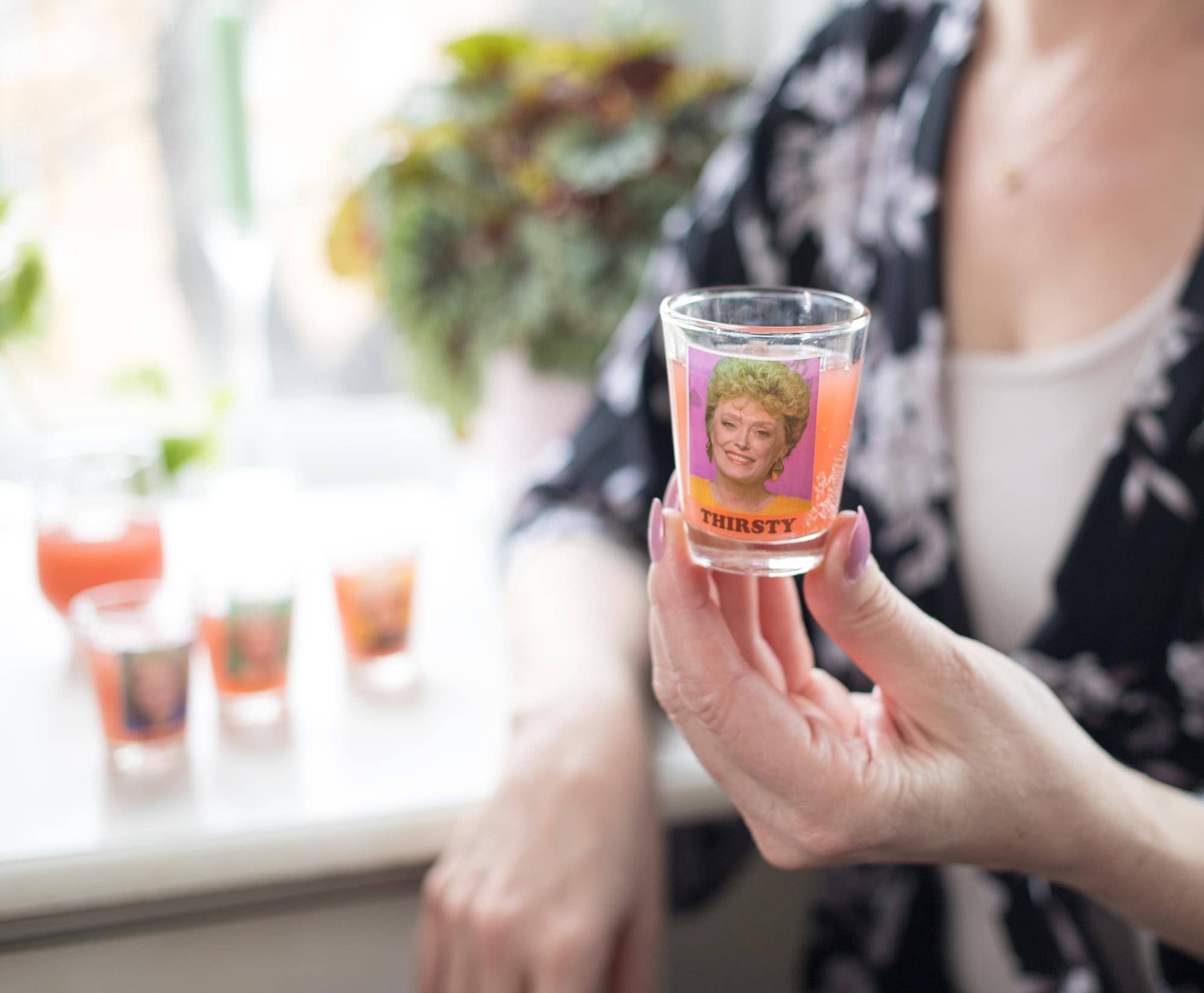 Golden Girls "Thirsty Salty Extra Savage" 1.5-Ounce Mini Shot Glasses