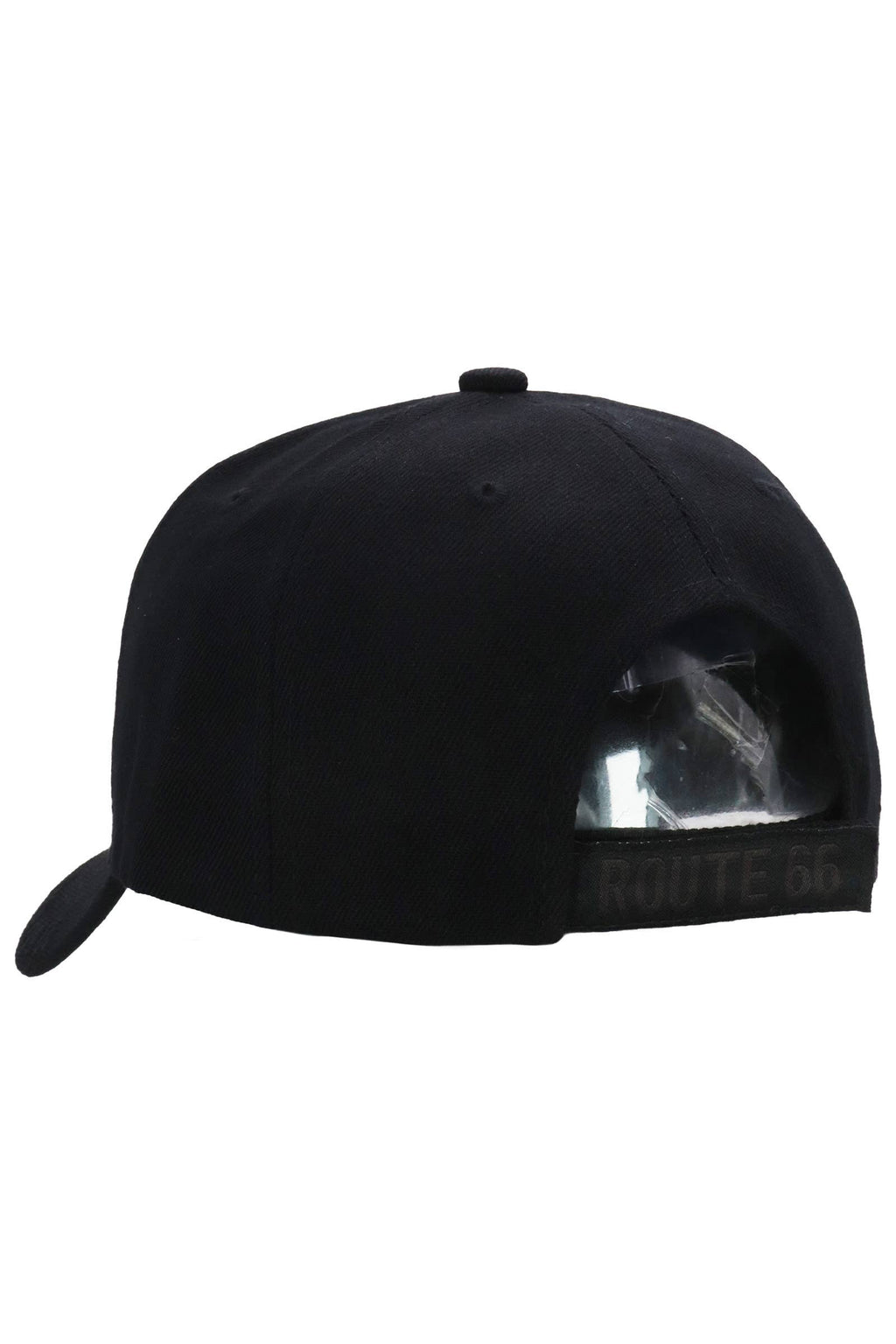 Historic Route 66 Emblem Velcro Black /Gray Baseball Cap