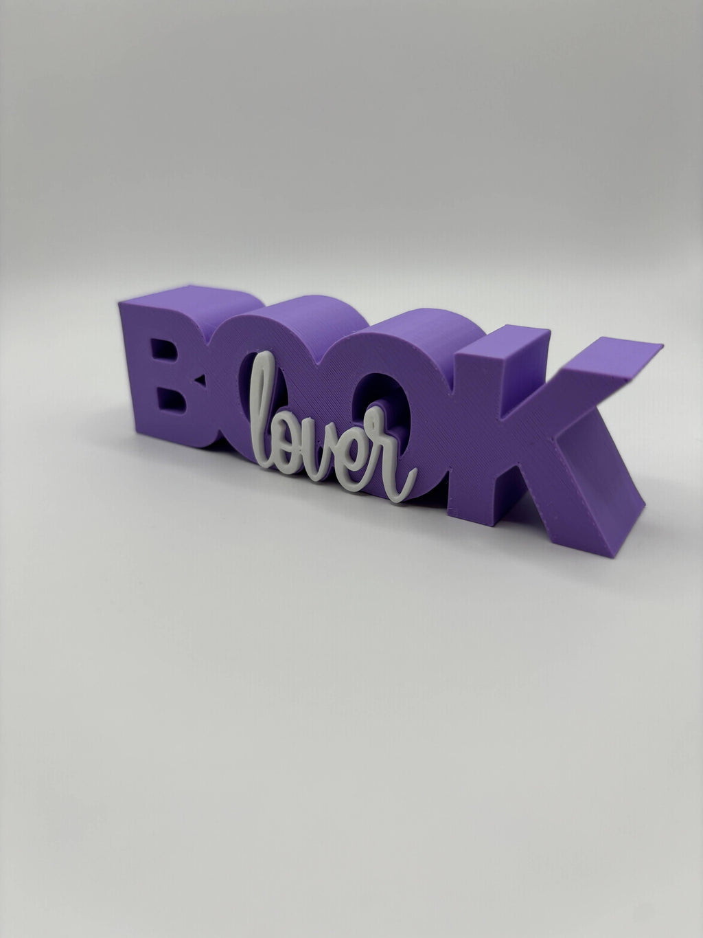Book Lover Sign: Black