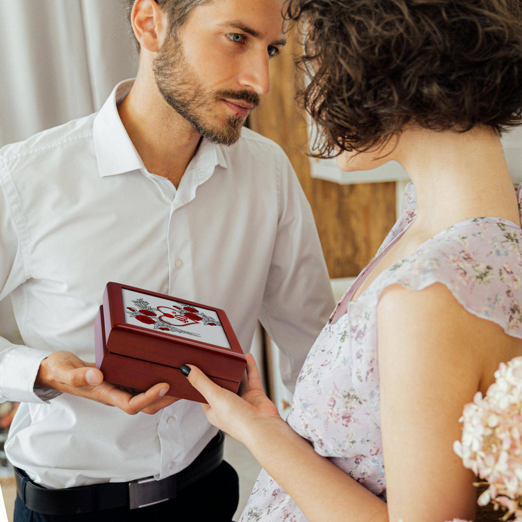 40th Ruby Anniversary Jewelry Box