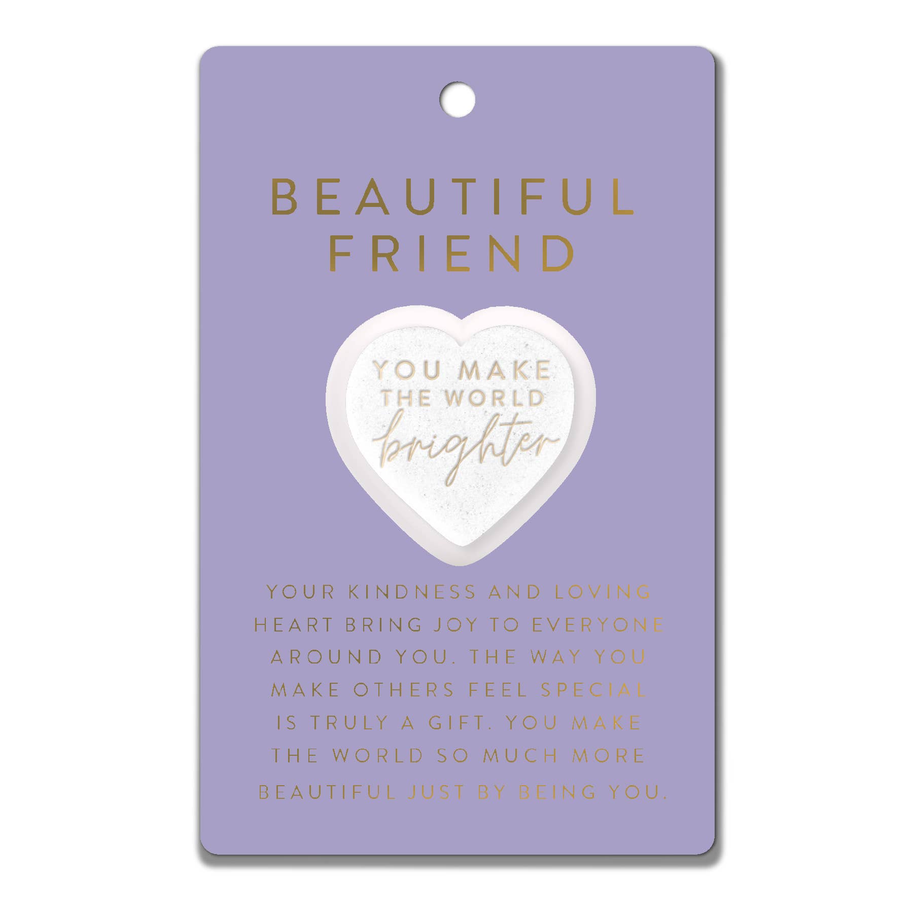 Beautiful Friend You Make The World Brighter Pocket Token