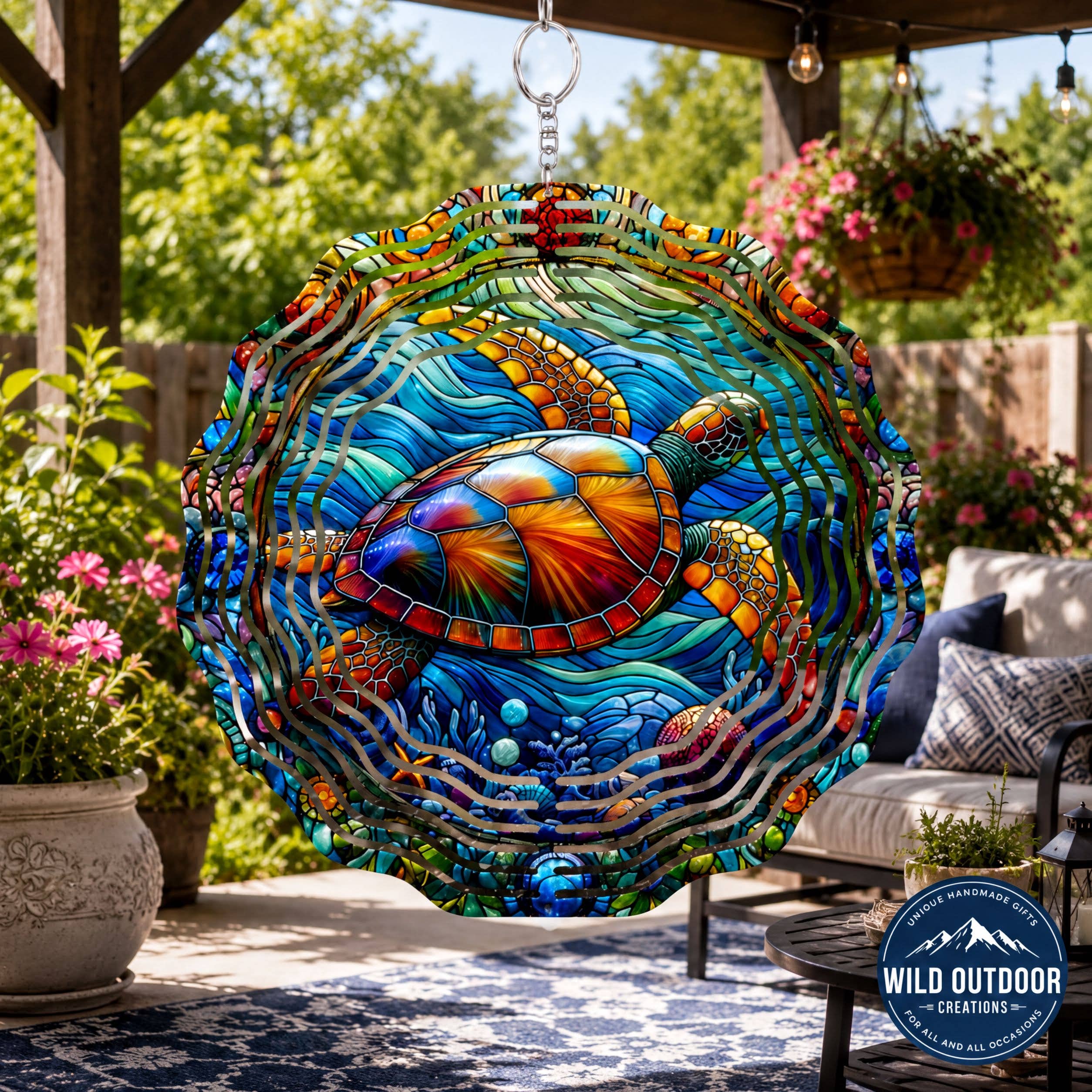 Sea Turtle Wind Spinner