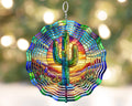 Southwestern Saguaro Cactus Wind Spinner