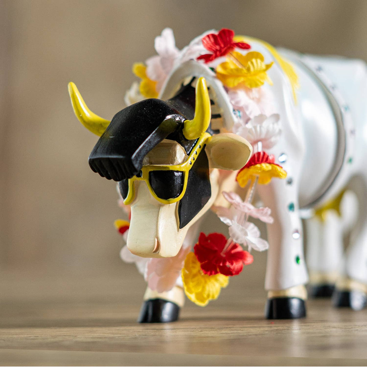 Rock-N-Roll Cow Cowparade Figurine
